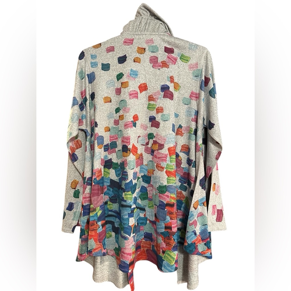 Vibrant Multicolor Women's Cardigan - Picture 2 of 6
